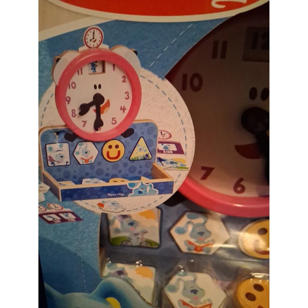 Melissa & Doug Magnetic Tickety Clock NEW